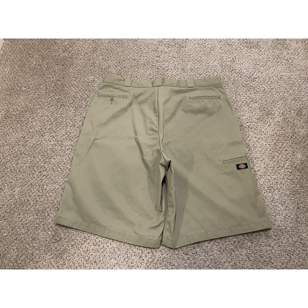 Men's Dickies Flat Front Loose Fit Work Shorts Khaki Size 44 - Picture 2 of 4